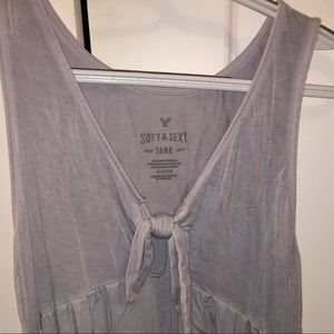 AMERICAN EAGLE O Soft & Sexy Tie Front Tank